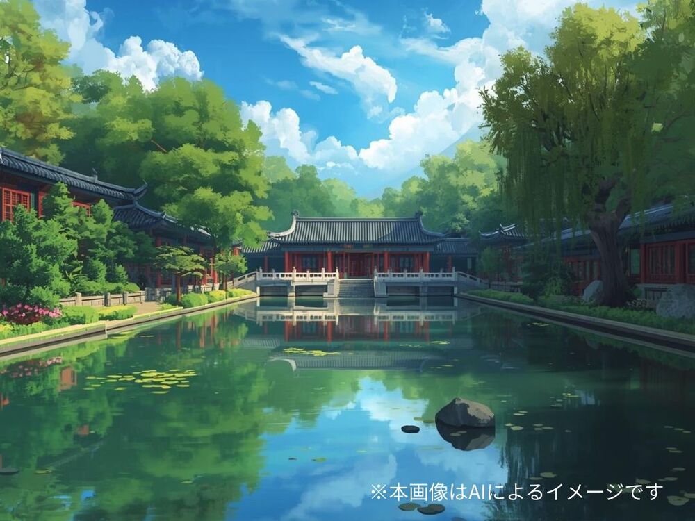 華清池　観光地　温泉　西安市