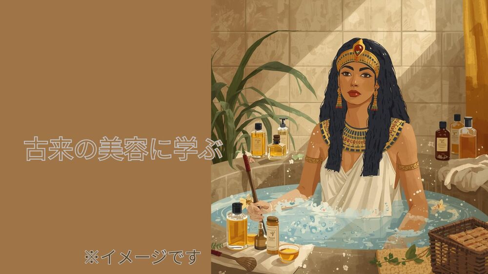 古代の美容　美容のヒント　古来の美容に学ぶ　昔の美容習慣　スキンケア