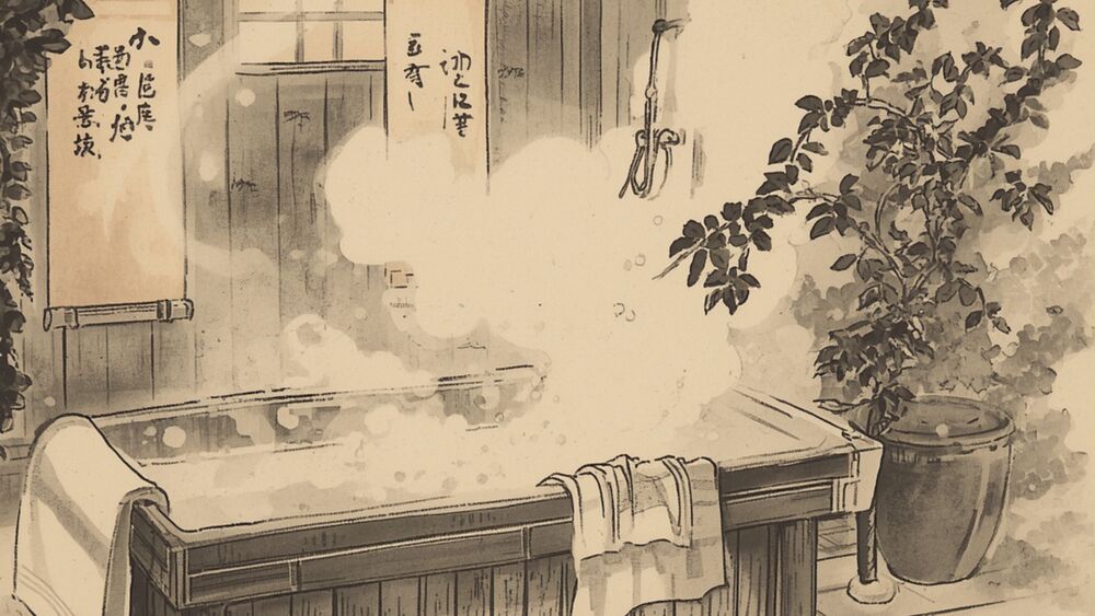 昔の人のお風呂の楽しみ方